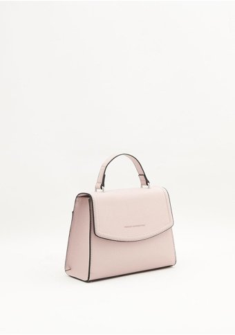 French Connection 22933 Fc Clover Handle Cross Body Kadın Omuz Çantası Pembe