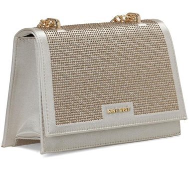 Nine West Shınenw Altın Kadın Omuz Çantası Altın
