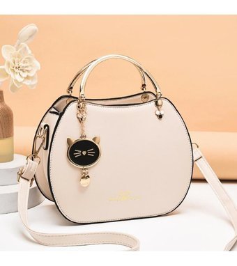Jzcat Fashionable Ve Çok Yönlü Niche Girly Kadın Omuz Çantası Beyaz