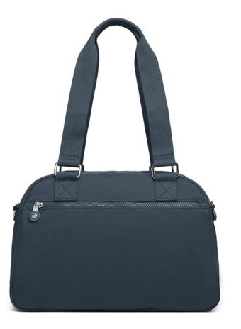 Smart Bags Krinkıl Kumaş 1122 Petrol Petrol Kadın Omuz Çantası Petrol