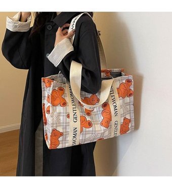 Yystore Kss6701 Kanvas Şık Banliyö Kadın Omuz Çantası Çok Renkli
