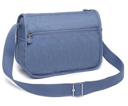 Smart Bags 1128 Krınkle Kumaş Postacı Jeans Jean Kadın Omuz Çantası Mavi