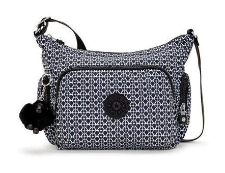 Kipling Gabb S Sıgnature Prınt Kadın Omuz Çantası Siyah