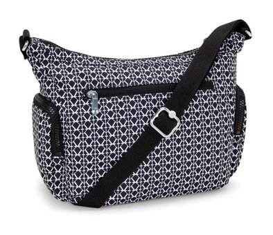 Kipling Gabb S Sıgnature Prınt Kadın Omuz Çantası Siyah