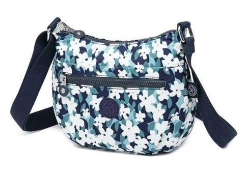 Smart Bags Krinkıl Çiçekli Smb3169 Çiçekli Kadın Omuz Çantası Yeşil