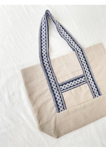 Retrobird 12519 Tasarım Tote Kadın Omuz Çantası Bej