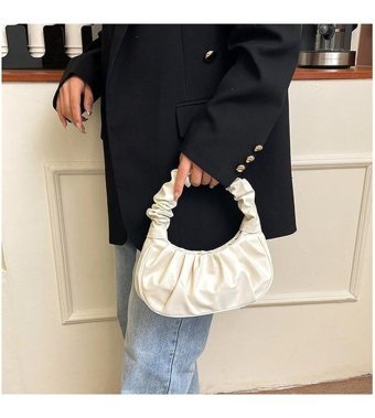 Forestbird Moda Hong Kong Tarzı Basit Kadın Omuz Çantası Mor