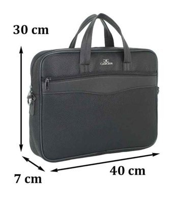 Case Club 0514141 El 156 İnç Laptop Bölmeli Kadın Omuz Çantası Siyah