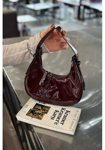 La'Graccio Paris Cherry Baget Kadın Omuz Çantası Bordo