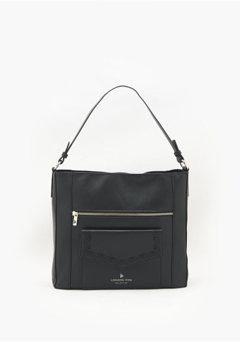 London Fog Sloane Shoulder 22994 Kadın Omuz Çantası Siyah