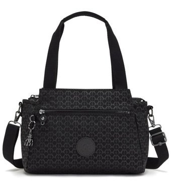 Kipling Elysia Sıgnature EmKadın Omuz Çantası Siyah
