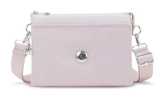 Kipling Riri L Gleam Sılver Kadın Omuz Çantası Gri