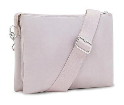Kipling Riri L Gleam Sılver Kadın Omuz Çantası Gri