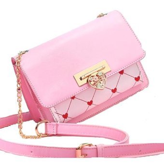 Jzcat Sevimli Moda Taşınabilir Kadın Omuz Çantası Pembe