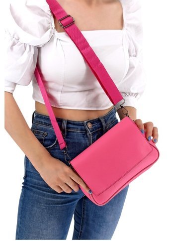 Çlk Accessories Spor Askı Çok Hafif Basic Kadın Omuz Çantası Pembe