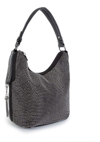 Çlk Accessories Taşlı 9910713 Kadın Omuz Çantası Siyah