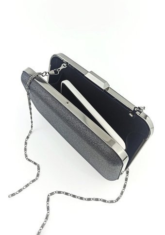 Çlk Accessories Saten Abiye Trkrm237 Kadın Omuz Çantası Lacivert