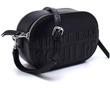 Versace Jeans Couture Monokrom Kadın Omuz Çantası Siyah