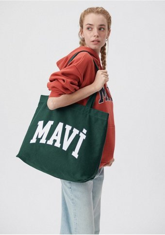 Mavi Mavi - Logo 191202234522 Kadın Omuz Çantası Yeşil