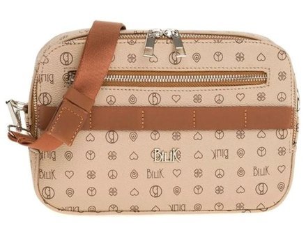 Bilik Deri Monogram İv Kadın Omuz Çantası Vizon - Taba