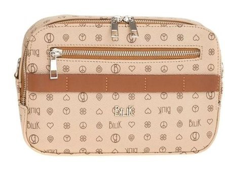 Bilik Deri Monogram İv Kadın Omuz Çantası Vizon - Taba