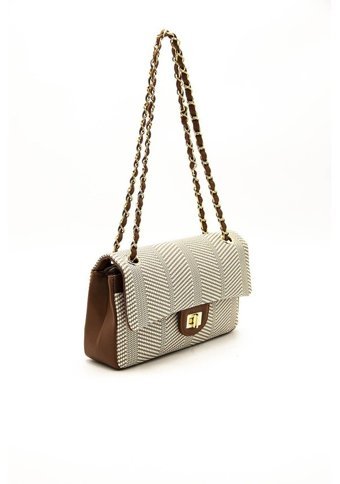 Silver & Polo Nv1054 Kadın Omuz Çantası Bej - Taba