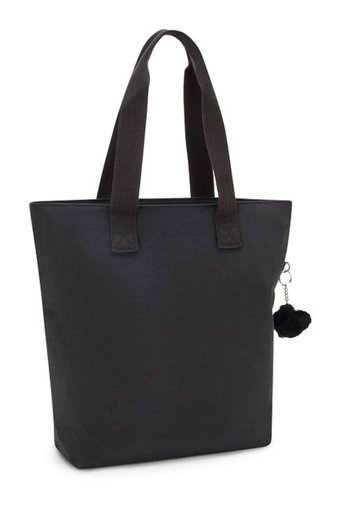 Kipling Hanifa Büyük Boy Noır Kadın Omuz Çantası Siyah