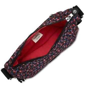 Kipling Ayda Desenli Happy Squares Kadın Omuz Çantası Çok Renkli
