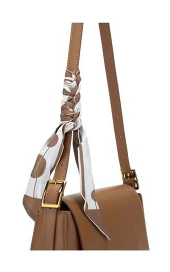 Tamer Tanca Vegan 921 26754 Bn Y24 Kadın Omuz Çantası Camel