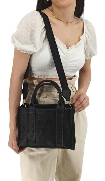 Çlk Accessories Yazı Spor Askı Tr6789 Kadın Omuz Çantası Siyah