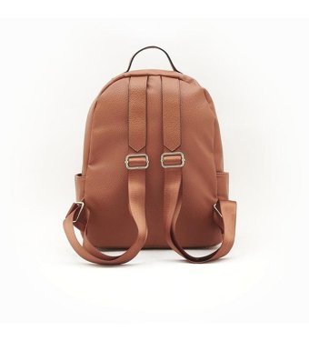 London Fog Eldie Pebble Backpack 22999 Kadın Omuz Çantası Taba