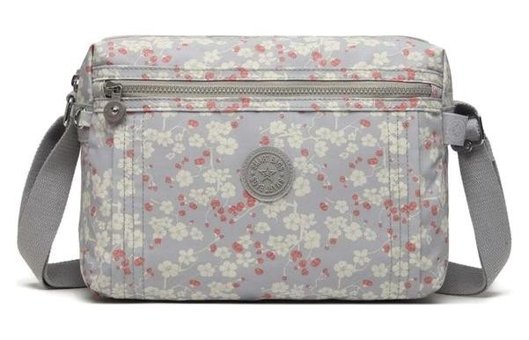 Smart Bags Krinkıl Çiçekli Smb3165 Kadın Omuz Çantası Çok Renkli