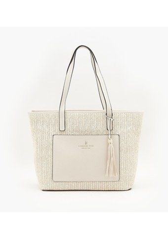 London Fog Alisa Tote 22981 Kadın Omuz Çantası Bej