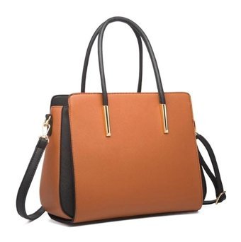 Cbtx Global 4'Ü 1 Arada Moda Büyük Kapasiteli Kadın Omuz Çantası Siyah