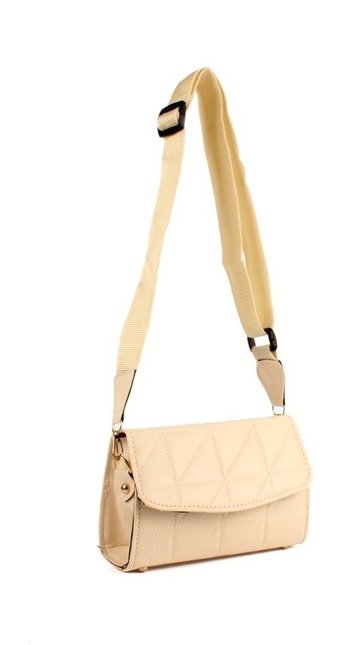 Luwwe Bag'S Kapitoneli 10582 Krem Kadın Omuz Çantası Krem