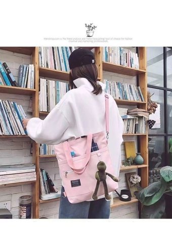 Jzcat Kanvas Kadın Omuz Çantası Pembe