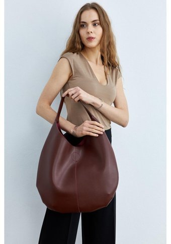 Mopia Dublin Yavrulu Shopper Kadın Omuz Çantası Bordo