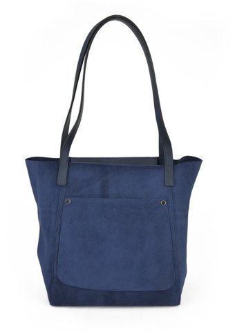 Ziya Hakiki Deri Shopper 133979Z5 Kadın Omuz Çantası Lacivert