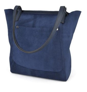 Ziya Hakiki Deri Shopper 133979Z5 Kadın Omuz Çantası Lacivert