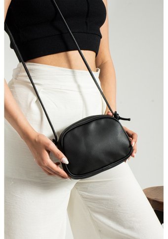 Valu Accessorize Düğüm Detaylı Kadın Omuz Çantası Siyah