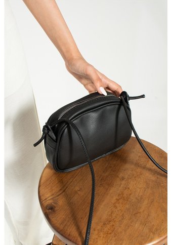 Valu Accessorize Düğüm Detaylı Kadın Omuz Çantası Siyah