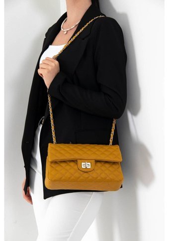 Silver & Polo Sp1054 Kadın Omuz Çantası Camel