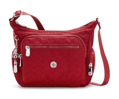 Kipling Gabbie Sıgnature Red Kadın Omuz Çantası Kırmızı