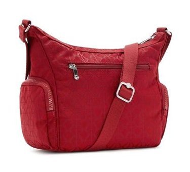 Kipling Gabbie Sıgnature Red Kadın Omuz Çantası Kırmızı