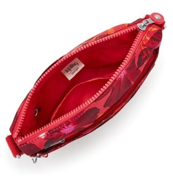 Kipling Sebastian Poppy Floral Kadın Omuz Çantası Pembe