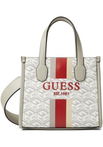 Guess Silvana Mini Tote Kadın Omuz Çantası Pembe