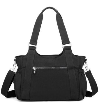 Smart Bags Krinkıl Kumaş 1163 Petrol Kadın Omuz Çantası Petrol