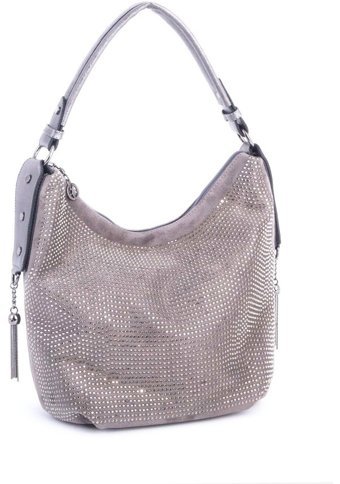 Çlk Accessories Taşlı Tr9910712 Kadın Omuz Çantası Gri