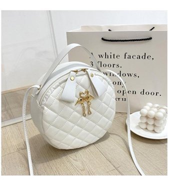 Worryfreeshopping Lbw Çok Yönlü Kadın Omuz Çantası Beyaz