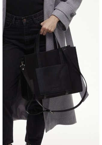 Manuka Urban Tote Kadın Omuz Çantası Siyah